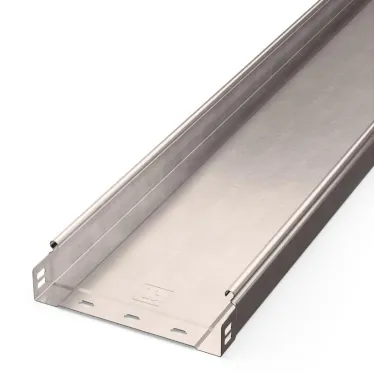 Лоток неперфорированный Стандарт INOX (AISI 409) 200х50х3000 (0,8 мм) (6 м/уп)