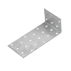 Уголок крепежный анкерный 80х120х40х2 мм оцинкованный