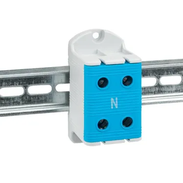 Клемма силовая вводная двойная КСВ 16-95 синяя PROxima