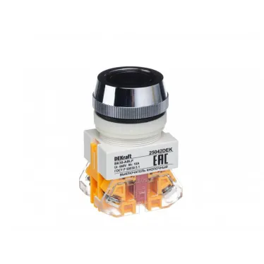 Кнопка ABLF 30мм черная 220В ВK-30