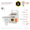 Лампа светодиодная LED MR16-6W-827-GU5.3 (диод, софит, 6Вт, тепл, GU5.3), (10/100/4000)