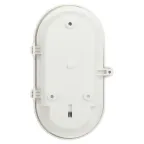 Светильник с решеткой Евро пластик/стекло IP53 E27 max 60Вт 184х115х90 овал белый НБП 01-60-002