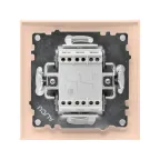 Валенсия выключатель 2-кл. 10А кремовый проходной