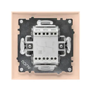 Валенсия выключатель 2-кл. 10А кремовый проходной