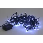 Гирлянда LED Нить Мишура 3,9 м зеленый провод, холодный свет, 220V ENIN - GC