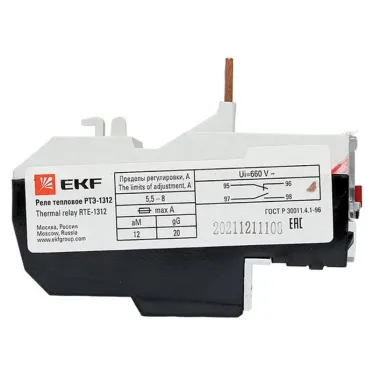 Реле тепловое РТЭ-1312 5.5-8А