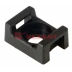 Площадка для крепления стяжки ПС-2 22x16 мм черная 100 шт,