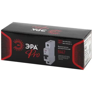 Выключатель автоматический PRO NO-900-22 ВА47-29 2P 4А кривая C 4,5кА ЭРА