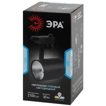 Светильник светодиодный трековый на шинопровод TR1 - 30 BK 30Вт черный COB (10/160)