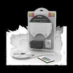 Лента светодиодная LED 5050/60-SMD 10 Вт/м 700 лм/м RGB DC 12В IP20 10мм комплект лента и драйвер (блистер 3м) Basic Gauss