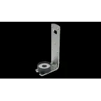 L-образный кронштейн для воздуховода с виброгасителем под шпильку М8 / М10