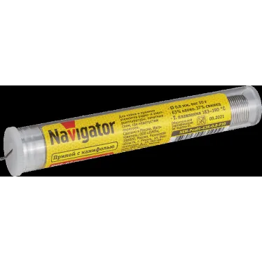 Припой 93 100 NEM-Pos01-63K-0.8-F10 (ПОС-63, колба, 0.8 мм, 10 гр)