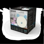 Светильник ночник настольный 5 Вт 200 лм 2700-6000К DC 5В Голубой IP20 100х100х109мм с Li-ion акк 1200мА диммируемый Qplus Gauss