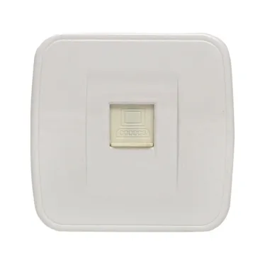 Розетка Минск RJ-45 1-местная ОП 1А 120В белая