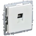 BRITE Розетка компьютерная RJ45 кат.5E РК10-БрЖ жемчуг