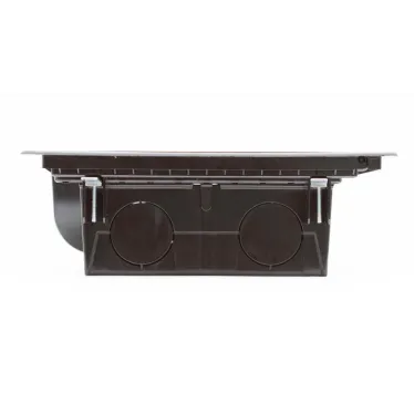 Лючок напольный 12 модулей черный RAL 9005