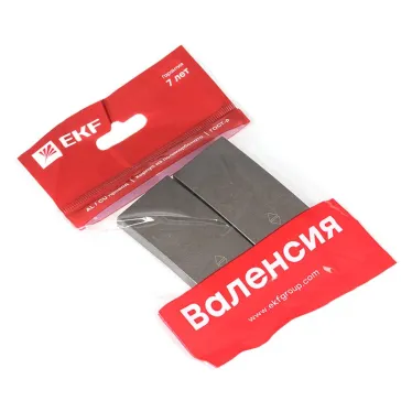 Валенсия лицевая панель выключателя 2-кл. проходного 10А графит