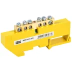 Шина PE земля на DIN-изоляторах ШНИ-6х9-6-Д-Ж