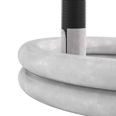 Труба гофрированная двустенная дренажная 200мм с геофильтром класс SN6 перфорация 360 гр