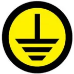 Знак безопасности ''Земля'' (круглый) d-20мм