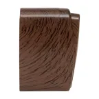 Выключатель двухклавишный ОП Минск 10А с индикатором темное дерево