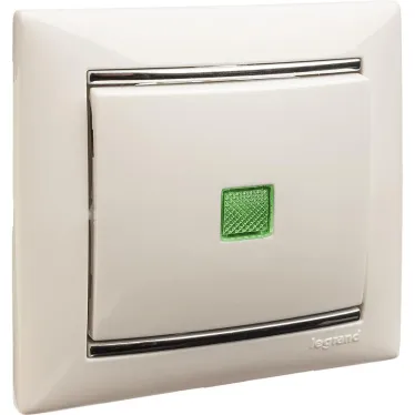 VALENA Рамка 1 пост жемчужная