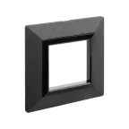 Рамка из металла, ''Avanti'', графитовая, 2 модуля