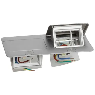 Блок выдвижной 8 (2х4) модуля алюминий