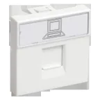 Розетка компьютерная RJ45 UTP категория 5e 2 модуля