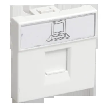 Розетка компьютерная RJ45 UTP категория 5e 2 модуля