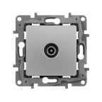 ETIKA Розетка телевизионная TV оконечная алюминий