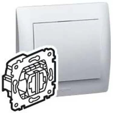 Galea Life Механизм переключателя двухклавишного с подсветкой 10А PRO21