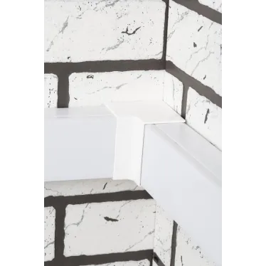 Угол внутренний (60х60) (4 шт) Plast PROxima белый