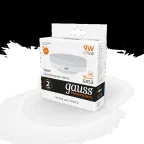 Лампа светодиодная LED 9 Вт 660 лм 3000К таблетка теплый GX53 AC 220В Elementary Gauss