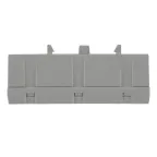 Шина фаза L 6х9мм 10 отверстий латунь серый изолированный корпус на DIN-рейку PROxima