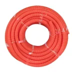 Труба гофрированная ПНД с зондом оранжевая d40мм (25м) Plast PROxima