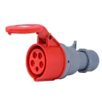 Розетка переносная 3Р+РЕ+N 32А 380В IP44 РП-103