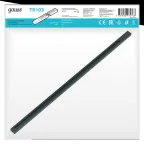 Шинопровод накладной AC 220В Черный IP20 1000х34мм с адаптером питания и заглушкой Track Gauss