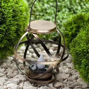 Светильник садовый Лофт подвесной с ручкой, металл, 26 см ERASFM-01