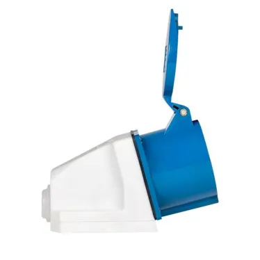 Розетка кабельная 16А 2Р+Е IP44 на поверхность 220В