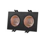 Светильник встраиваемый IP20 10 Вт GU5.3 LED черн./бронзовый пластик DENKIRS DK3072-BBR