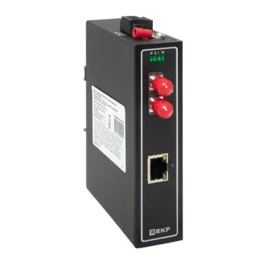 Медиаконвертер 10/100Base-TX в 100Base-X, разъем ST, двойное одномодовое оптоволокно, 1310нм TSX