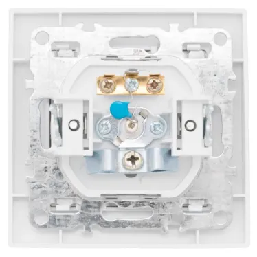 Розетка TV Минск 1-местная СП белая 75Ом 5-862МГц