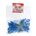 Шуруп универсальный 3.0х30 потайная головка оцинкованный + дюбель 5х25 (100шт)