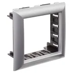 Avanti Рамка-суппорт для In-liner Front серебристый металлик 2модуля