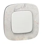Valena ALLURE Лицевая панель для выключателей одноклавишных Жемчуг