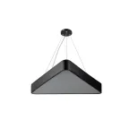 Светильник светодиодный Geometria Delta SPO-152-B-40K-048 48Вт 4000К 3500Лм IP40 800*800*80 черный подвесной