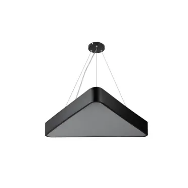 Светильник светодиодный Geometria Delta SPO-152-B-40K-048 48Вт 4000К 3500Лм IP40 800*800*80 черный подвесной