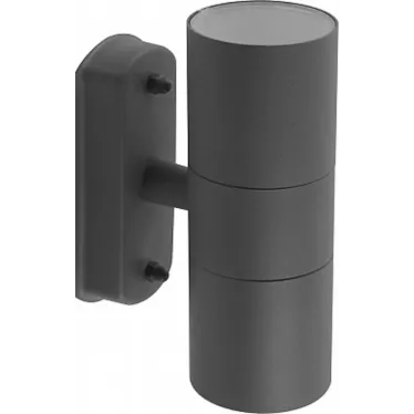 Светильник ДБУ вверх/вниз 2хGU10 без ламп IP44 серый