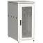 Шкаф напольный сетевой 19'' LINEA N 24U 800х1000мм перфорированная передняя дверь. задняя перфорированная серый